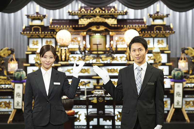 専⾨の葬儀社がサポートいたします。
